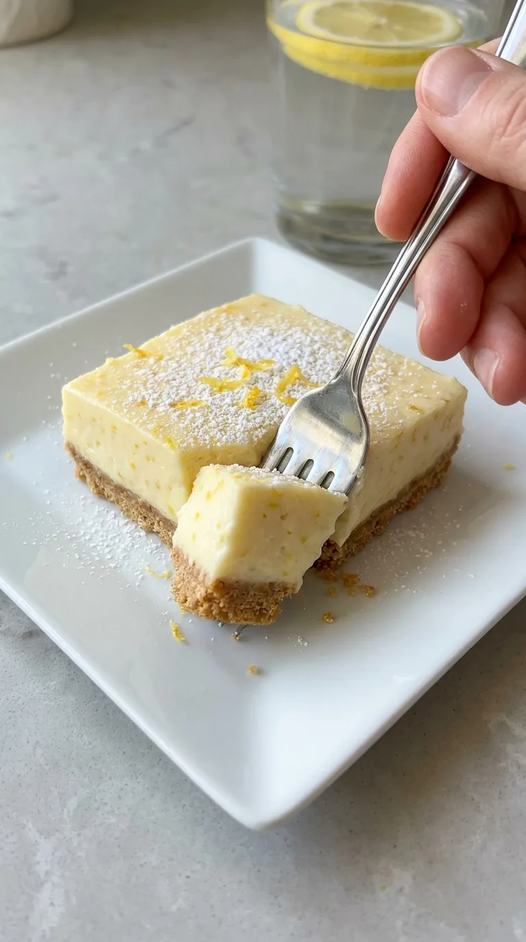 No-Bake Lemon Bars with Graham Cracker Crust step Final