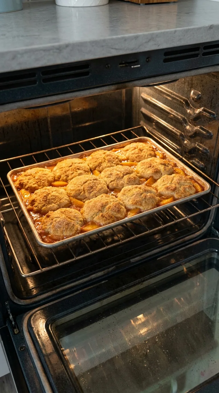 Peach Cobbler with Buttermilk Biscuit Topping step 10