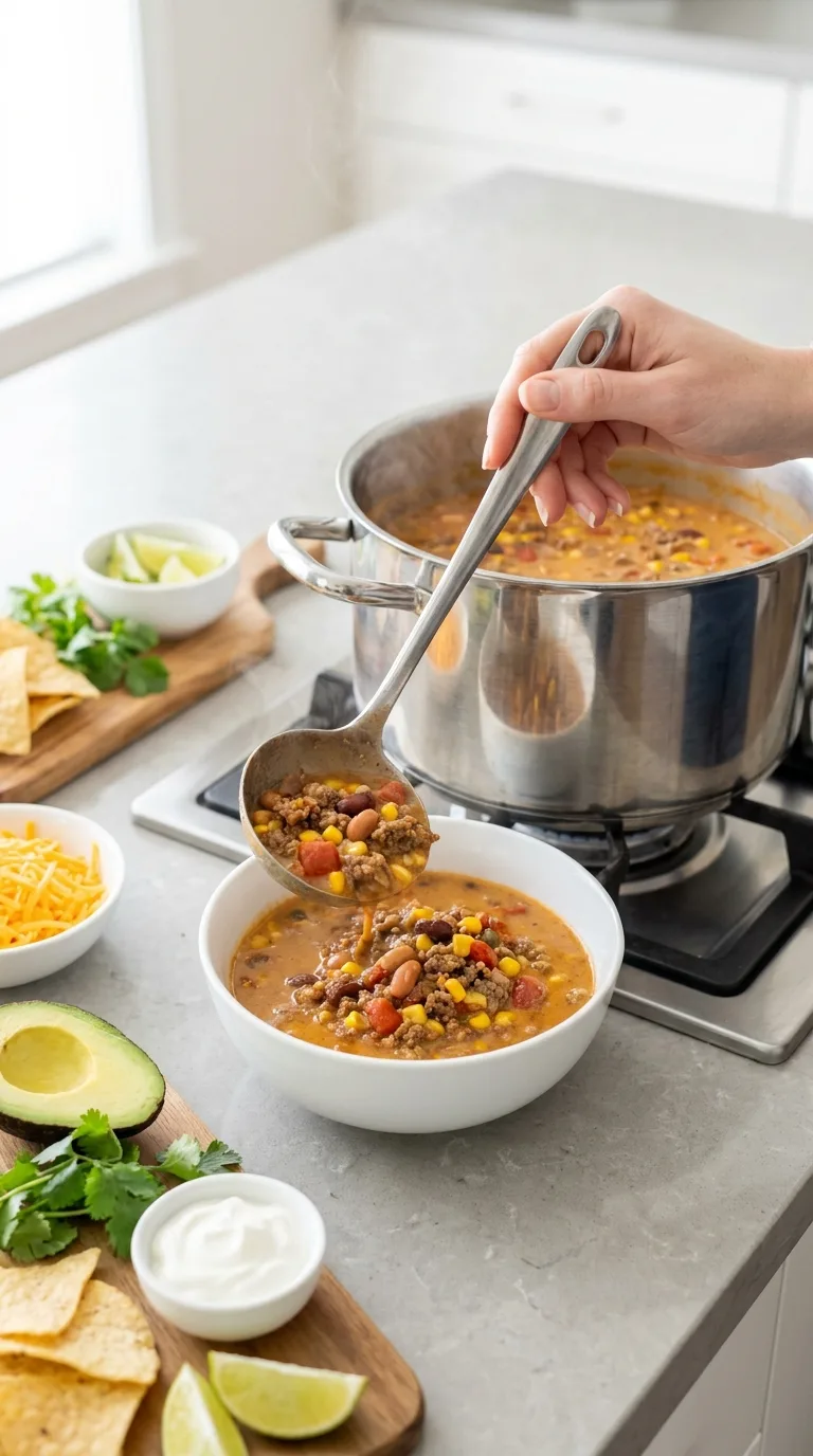 Taco Soup with Ranch Packet step 10