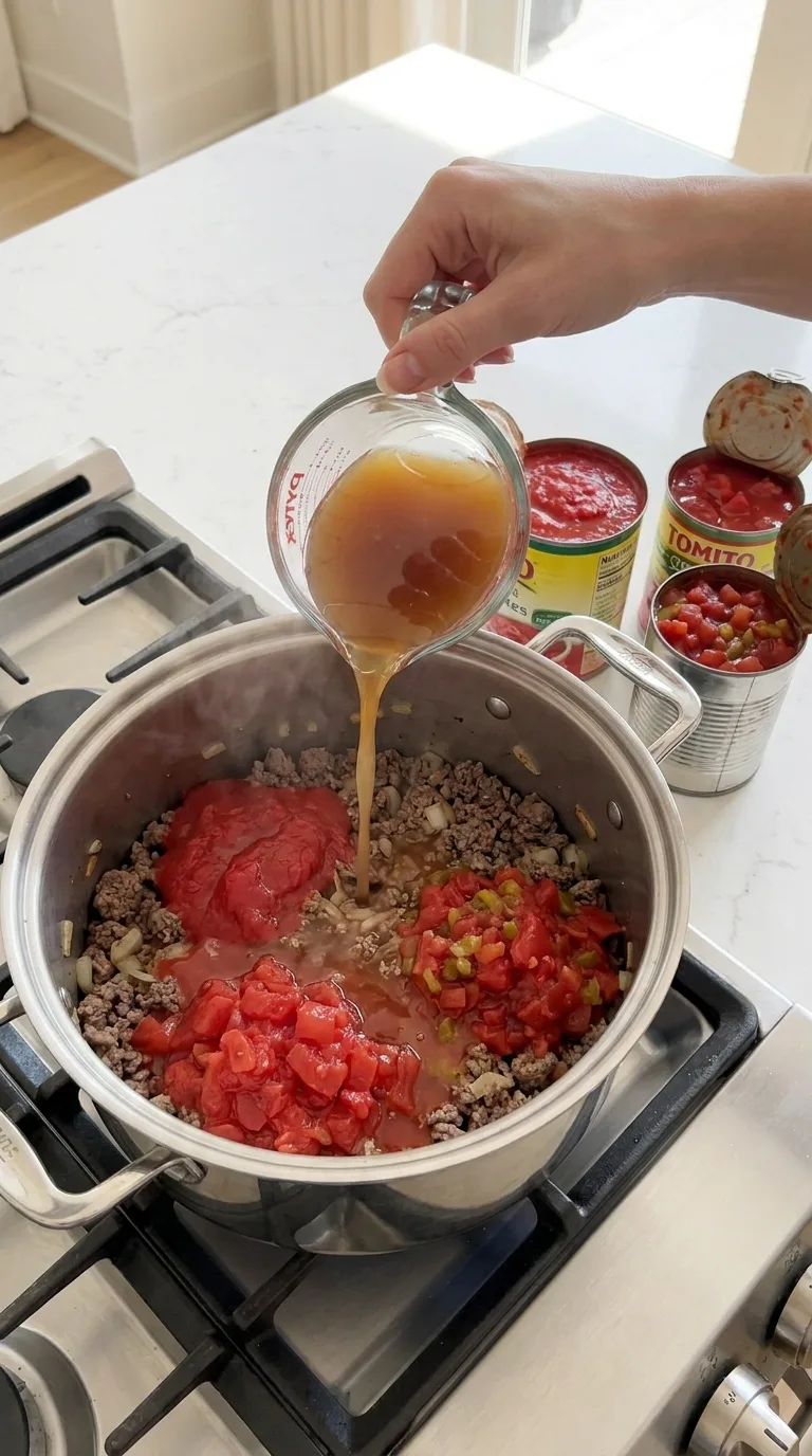 Taco Soup with Ranch Packet step 4