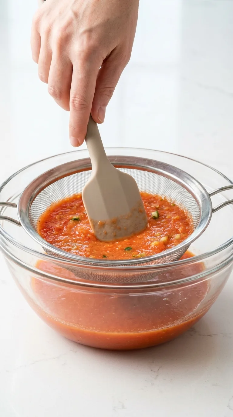 Tomato Cucumber Gazpacho step 7