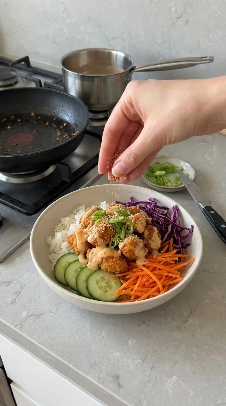Bang Bang Chicken Bowl step 12