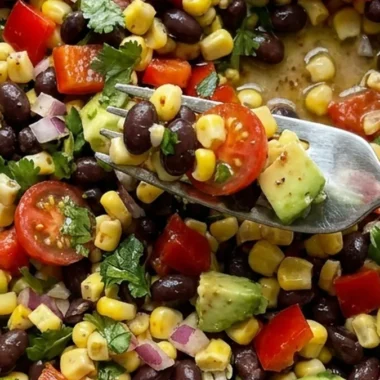 Black Bean Corn Salad finished recipe