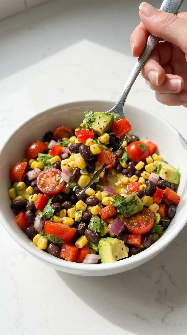 Black Bean Corn Salad - Delicious Texture