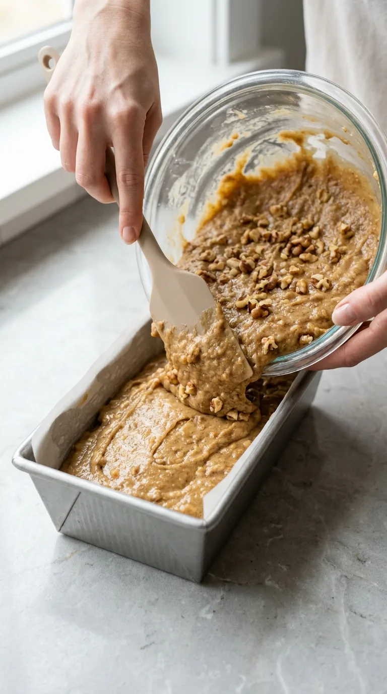 Brown Butter Banana Bread with Toasted Walnuts - Final Result