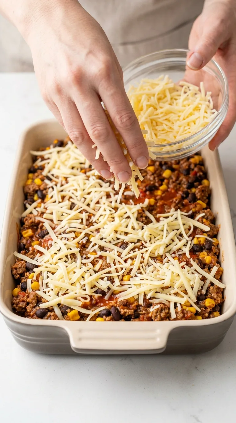 Cheesy Taco Bake Casserole step 10
