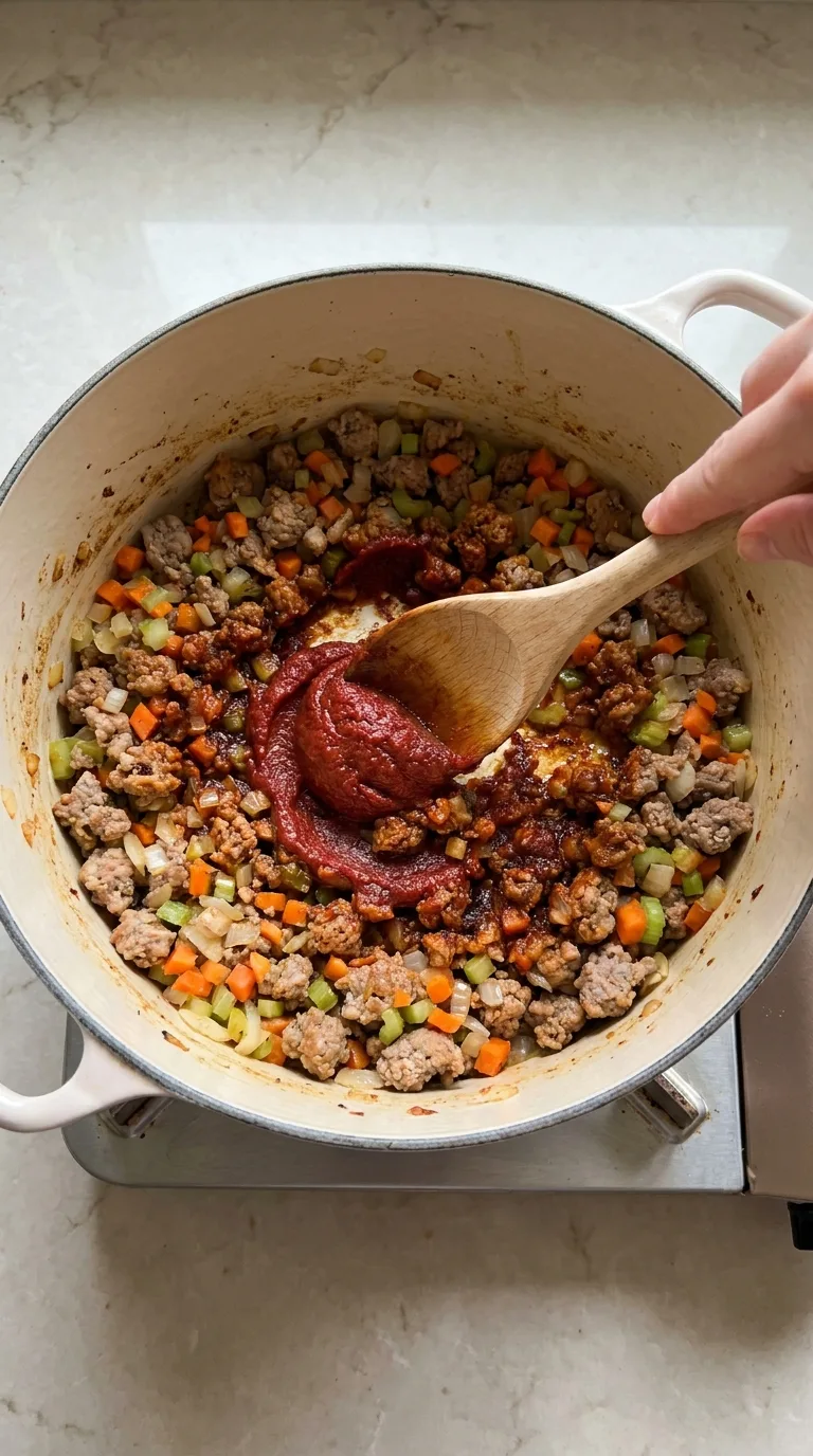 Creamy Parmesan Sausage Ditalini Soup step 5