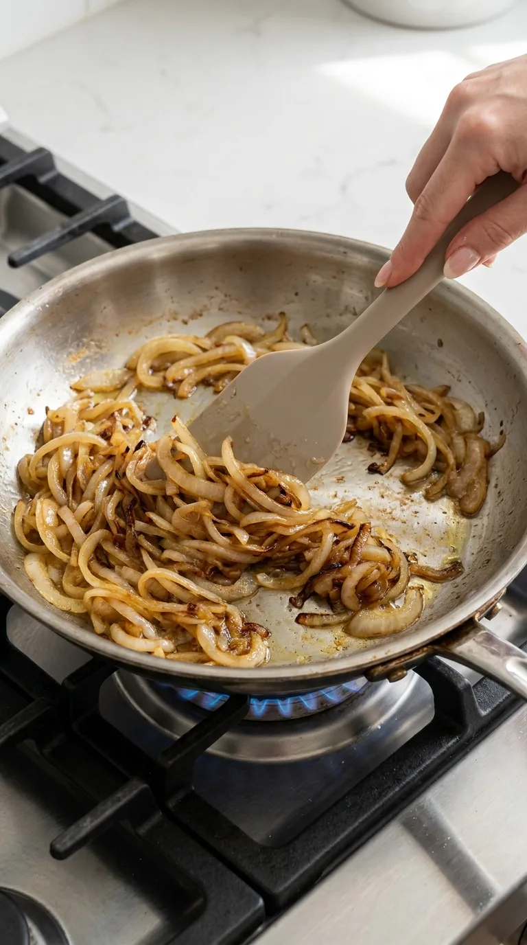 French Onion Butter Rice - Ingredients Layout