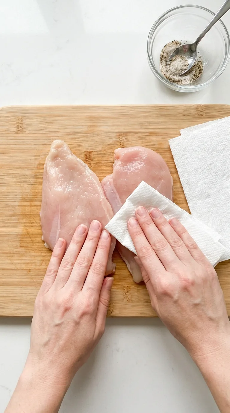 Garlic Butter Chicken Pasta step 1