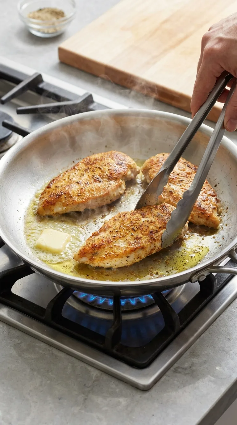 Garlic Butter Chicken Pasta step 5