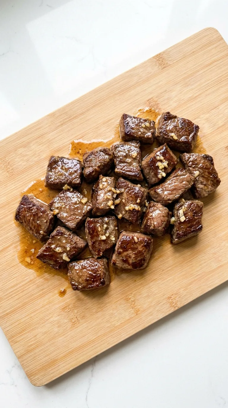 Garlic Butter Steak Tips with Cheesy Rigatoni step 11