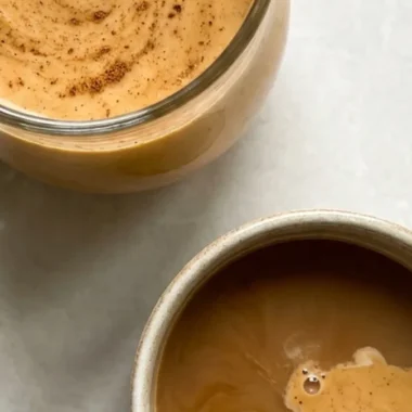 Homemade Pumpkin Spice Creamer finished recipe