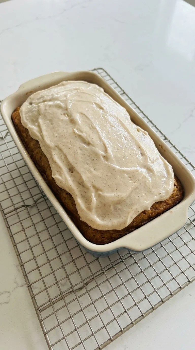 Hummingbird Bread with Cinnamon Cream Cheese Frosting step 14