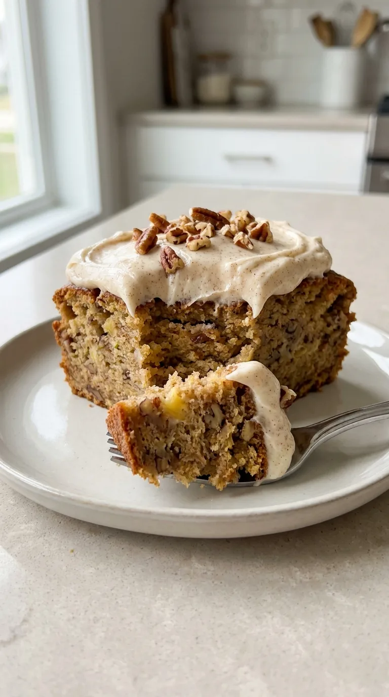 Hummingbird Bread with Cinnamon Cream Cheese Frosting step Final