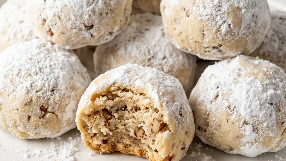 Russian Tea Balls finished recipe