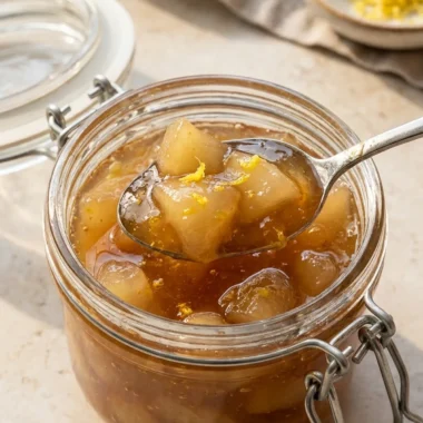 Small-Batch Pear Preserves with Lemon finished recipe