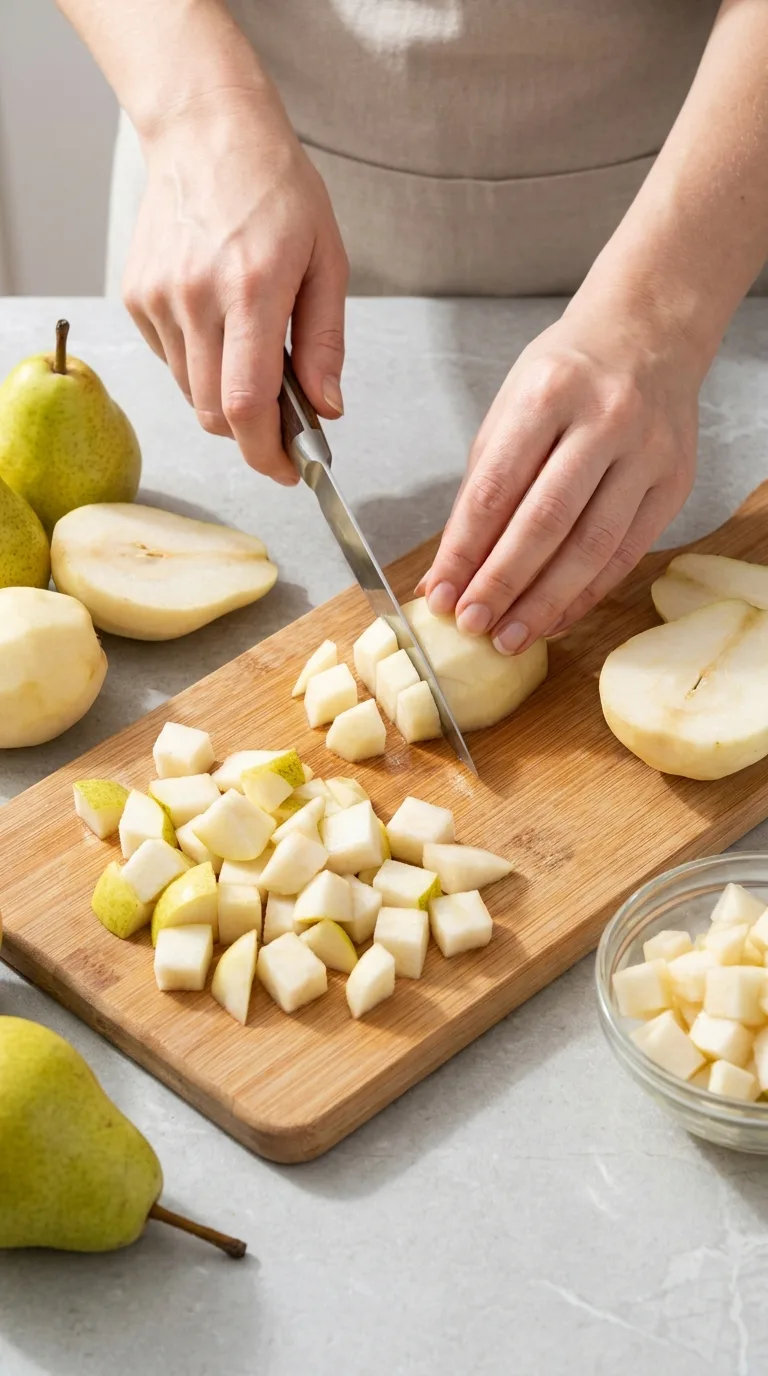 Small-Batch Pear Preserves with Lemon step 1