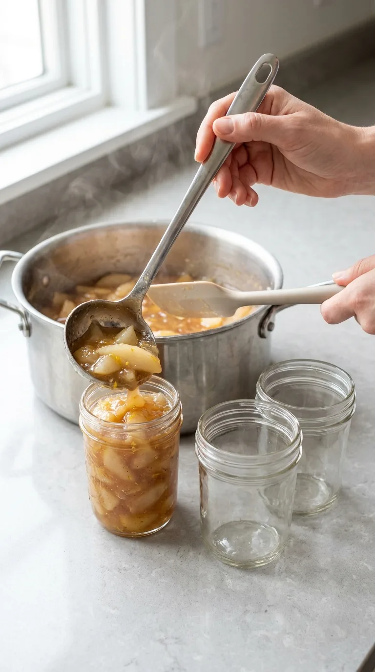 Small-Batch Pear Preserves with Lemon step 9