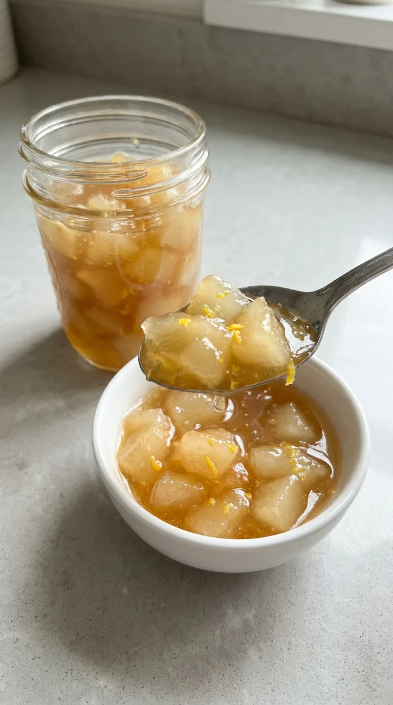 Small-Batch Pear Preserves with Lemon step Final