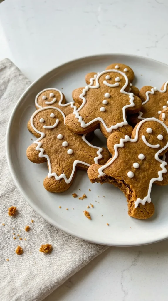Soft & Chewy Gingerbread Men Cookies full finished recipe