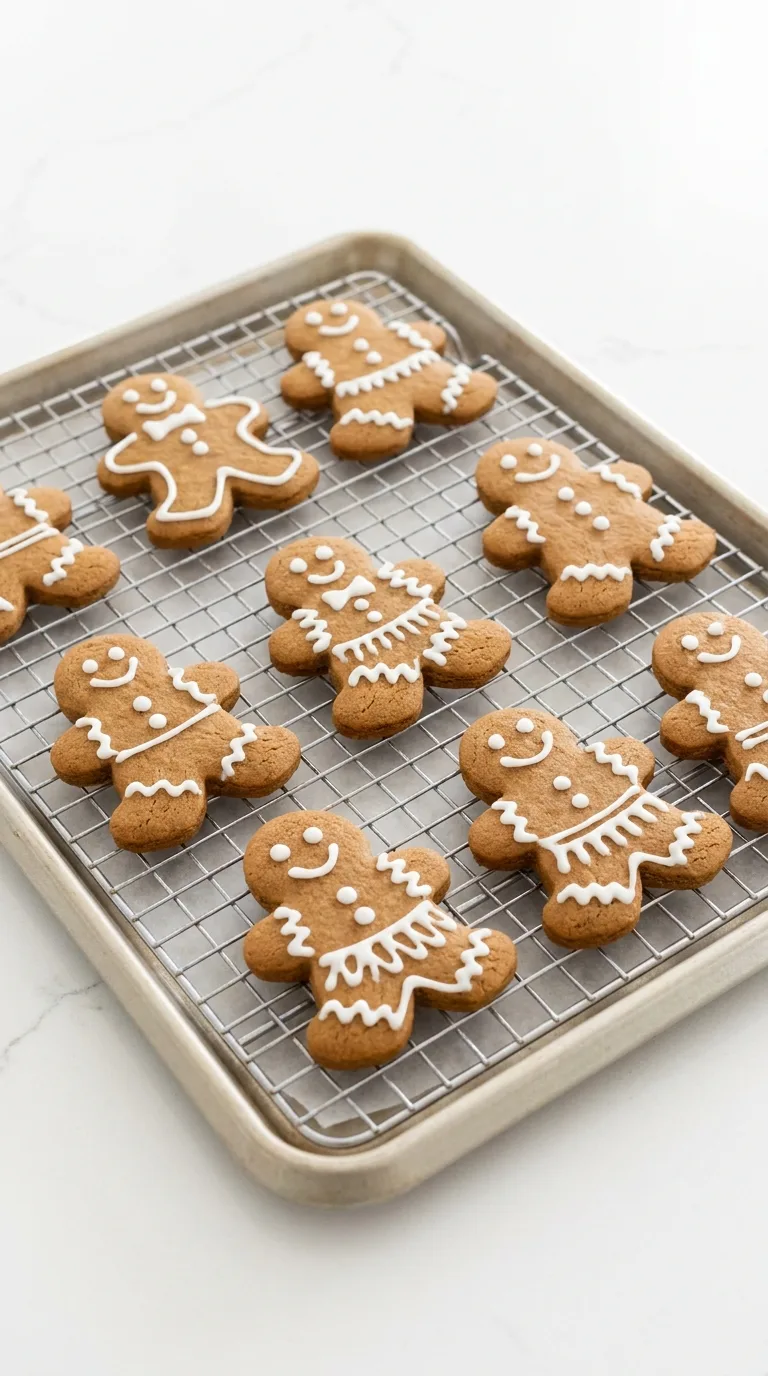 Soft & Chewy Gingerbread Men Cookies - Delicious Texture