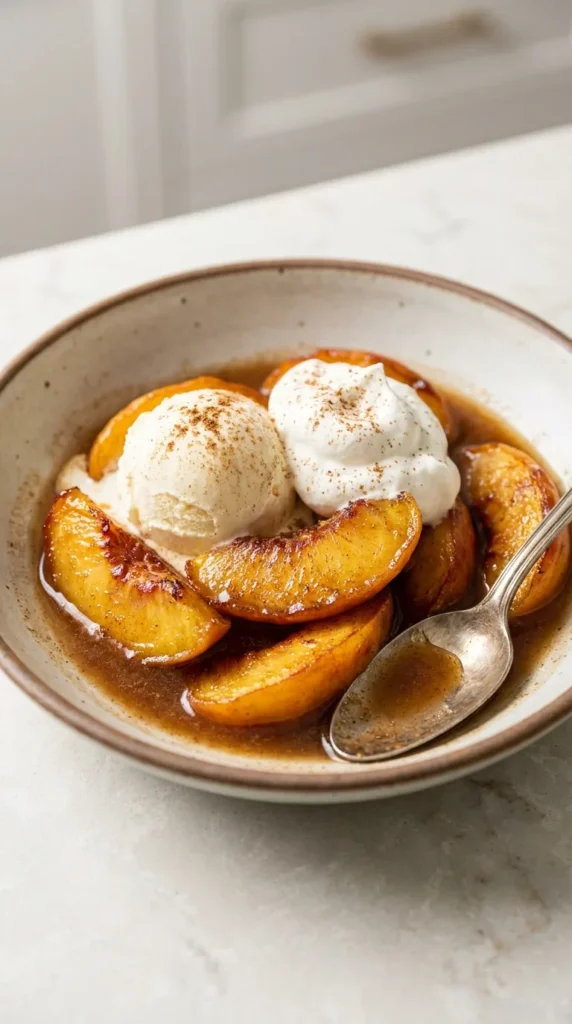 Southern Fried Peaches full finished recipe