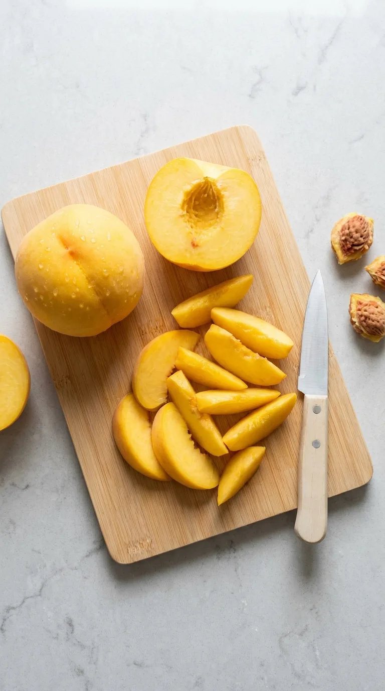 Southern Fried Peaches step 1