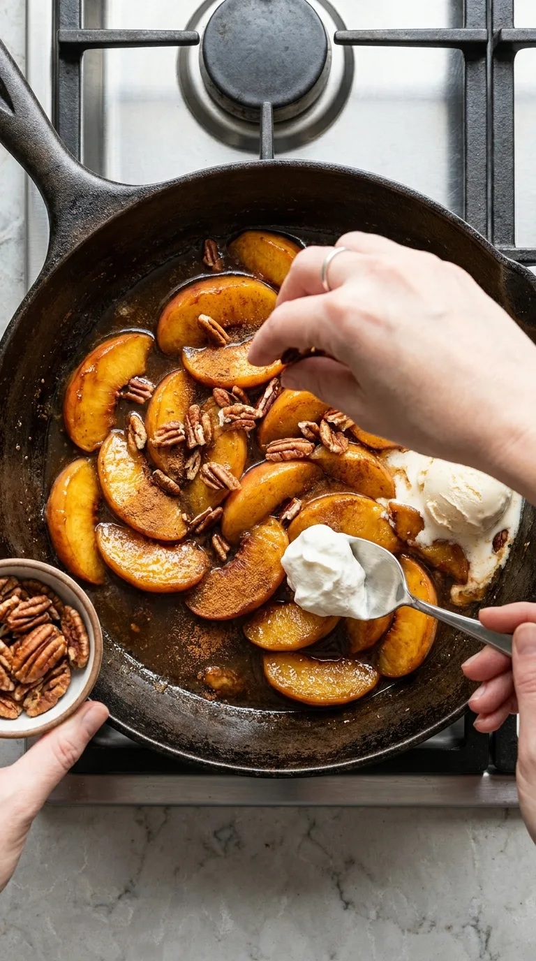 Southern Fried Peaches step 12