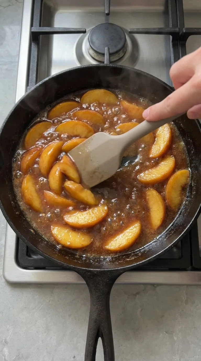 Southern Fried Peaches step 7