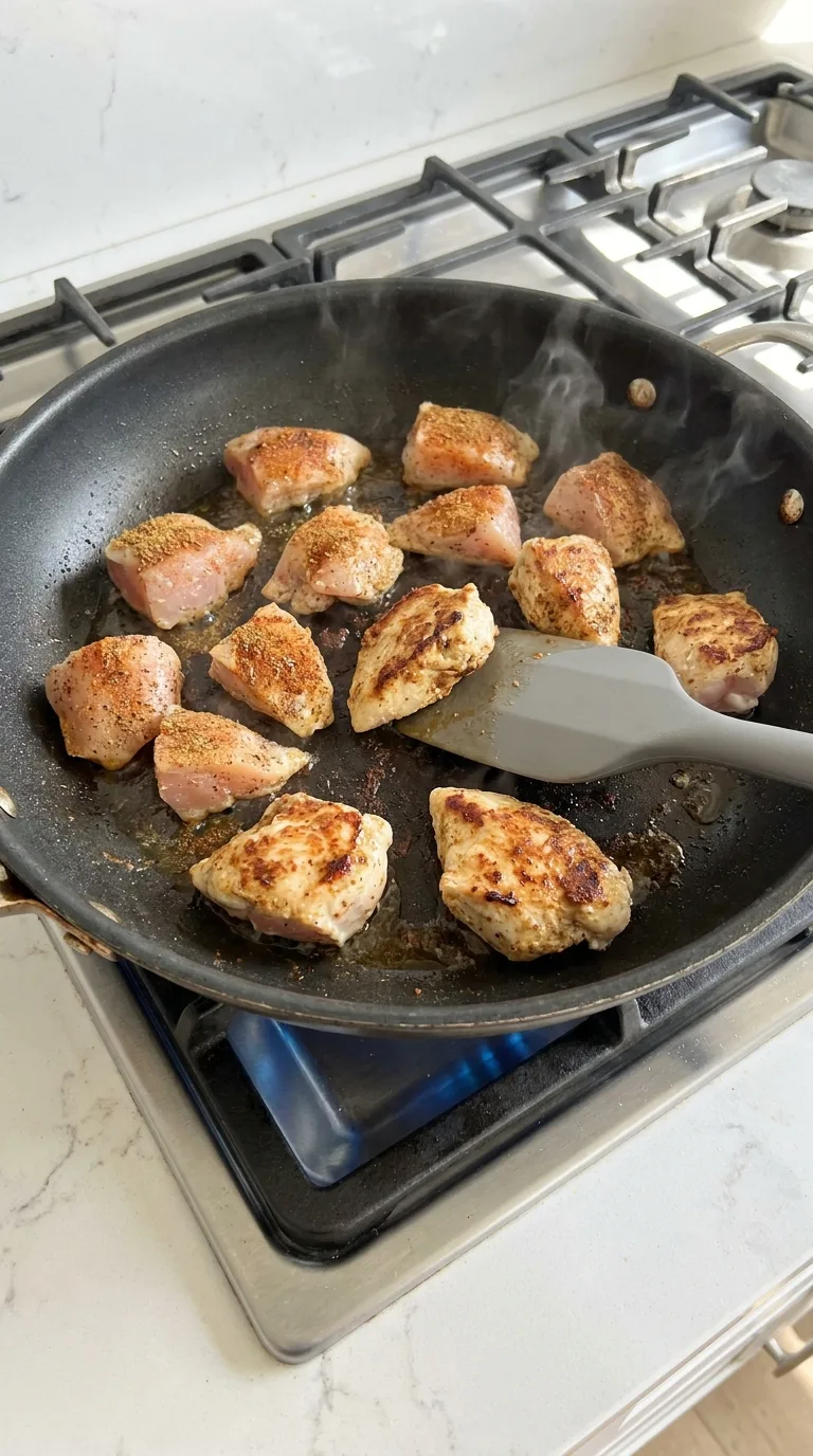 Street Corn Chicken and Rice Bowls step 6