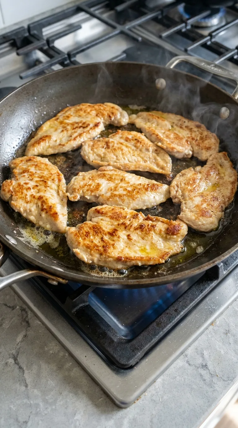 Tuscan Chicken with Creamy Broccoli Alfredo Penne step 7