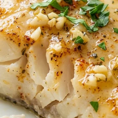 Baked Cod finished recipe