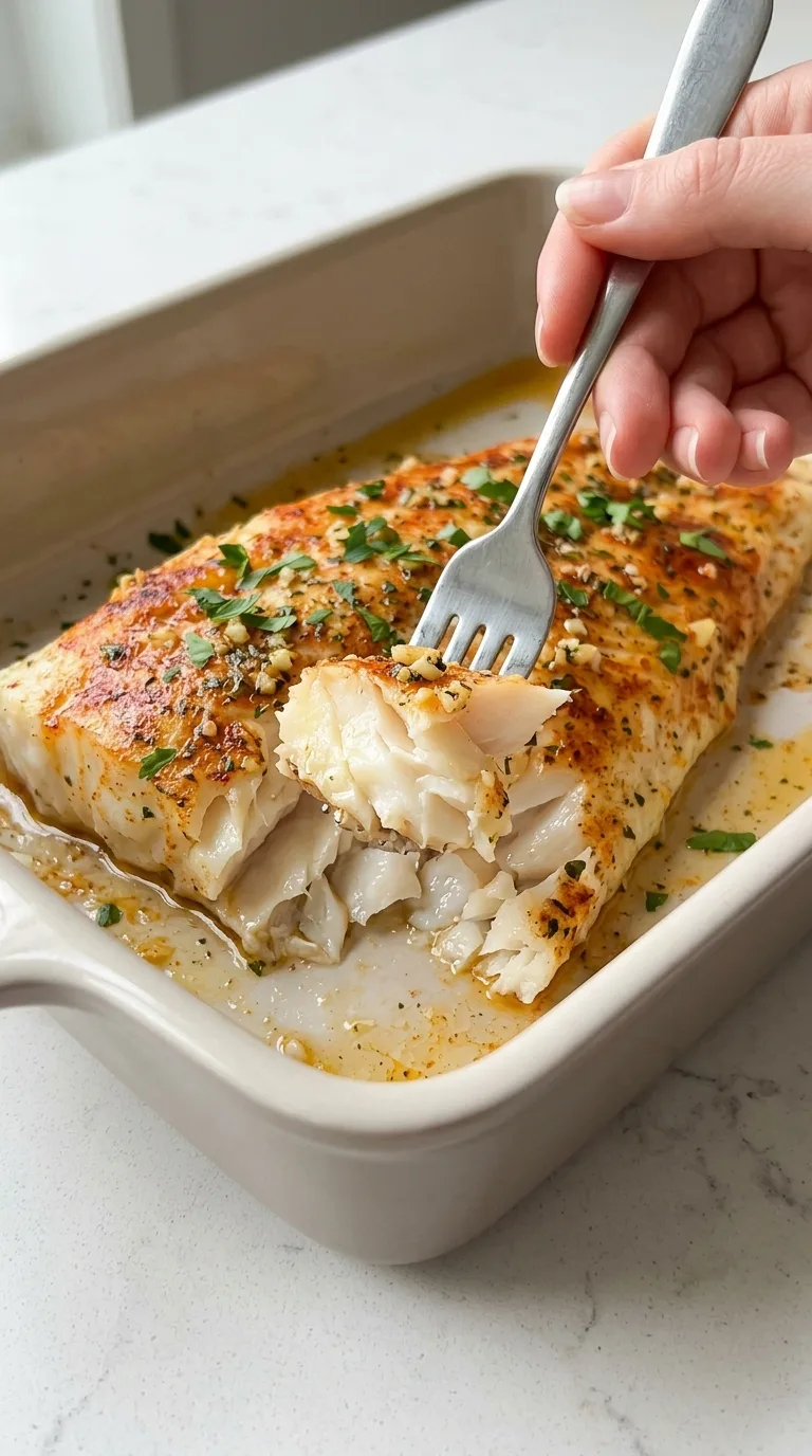 Baked Cod final dish