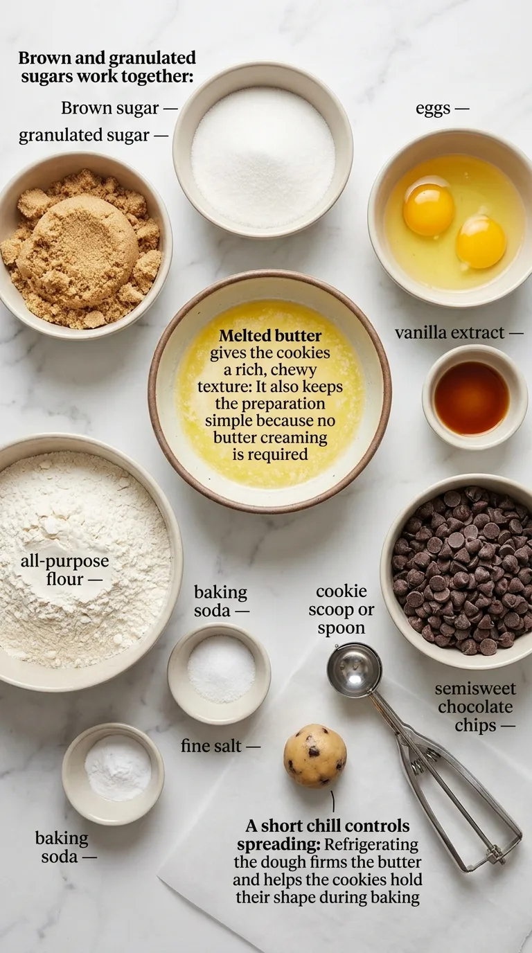 Chocolate Chip Cookies ingredients