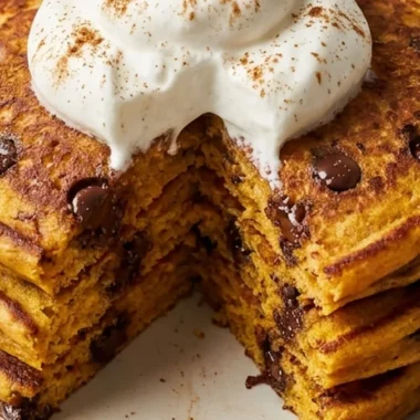 Chocolate Chip Pumpkin Pancakes