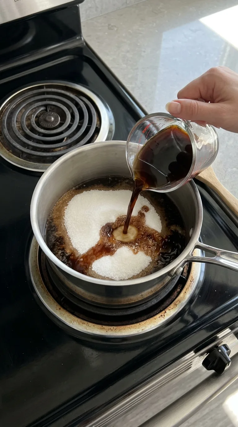 Coffee Syrup step 1