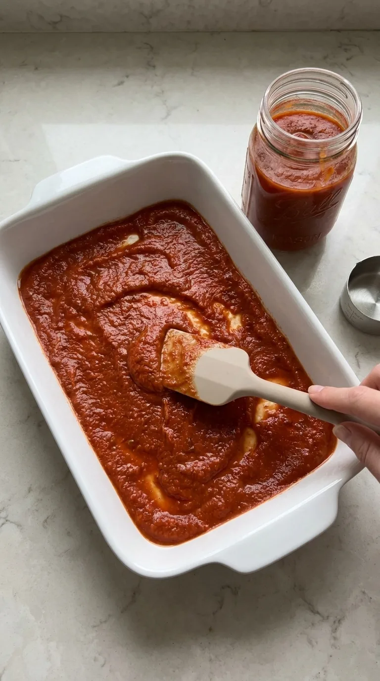 Eggplant Lasagna - Ingredients Layout