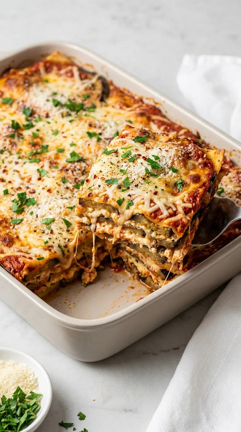 Eggplant Lasagna - Delicious Texture