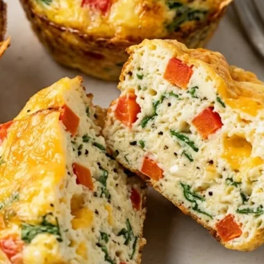 Grab-N-Go Egg Bites with Cottage Cheese finished recipe