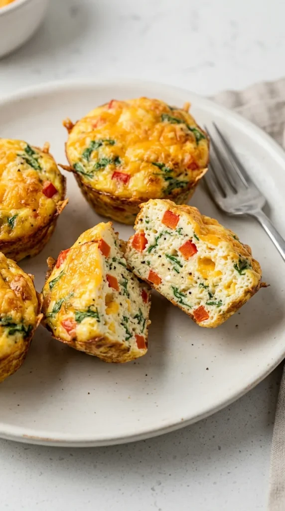 Grab-N-Go Egg Bites with Cottage Cheese full finished recipe