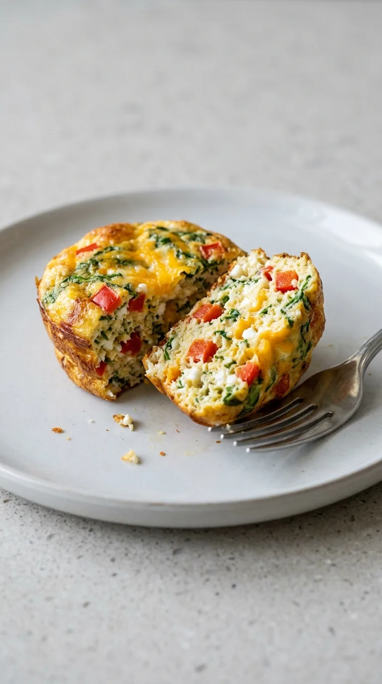 Grab-N-Go Egg Bites with Cottage Cheese final dish