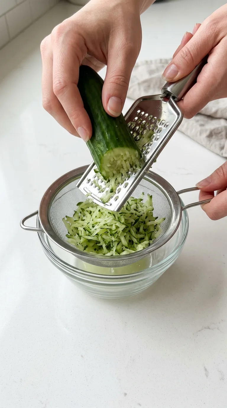Greek Tzatziki Chicken Salad step 1