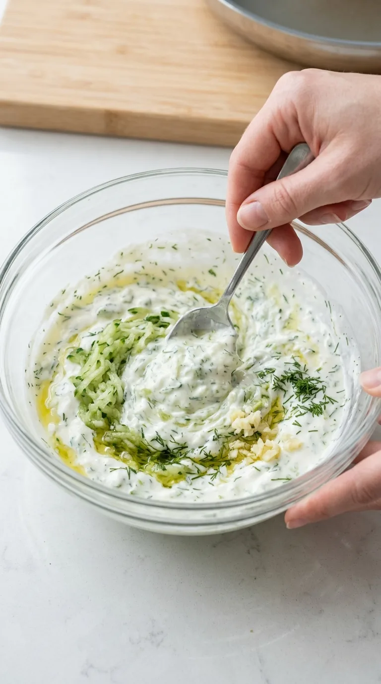 Greek Tzatziki Chicken Salad step 4