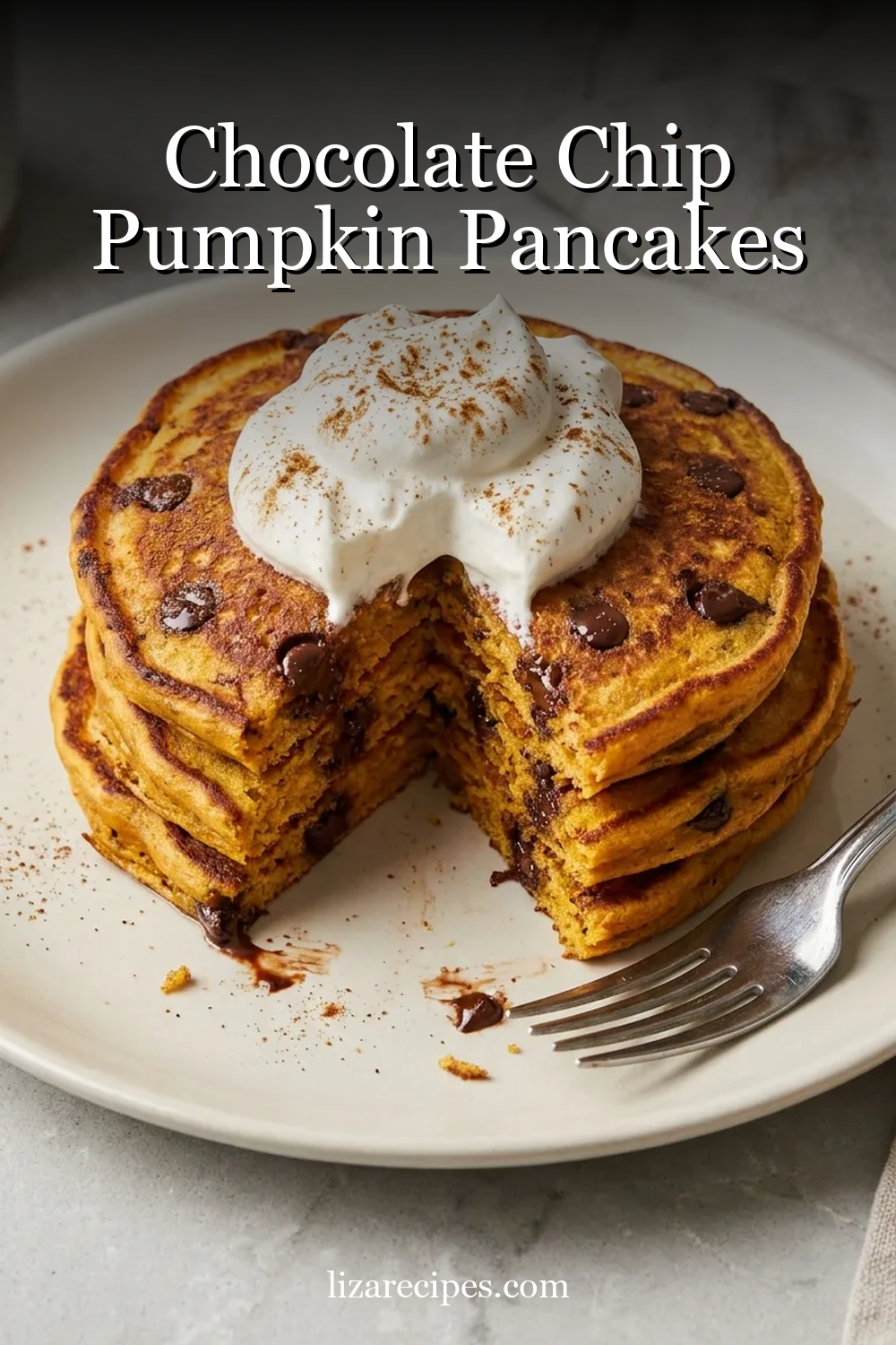 Chocolate Chip Pumpkin Pancakes