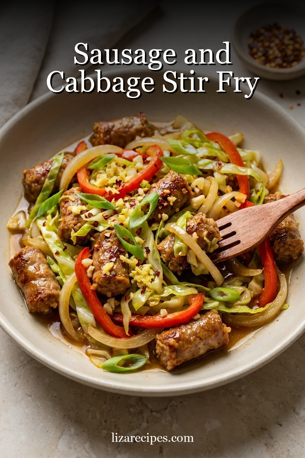Sausage and Cabbage Stir Fry