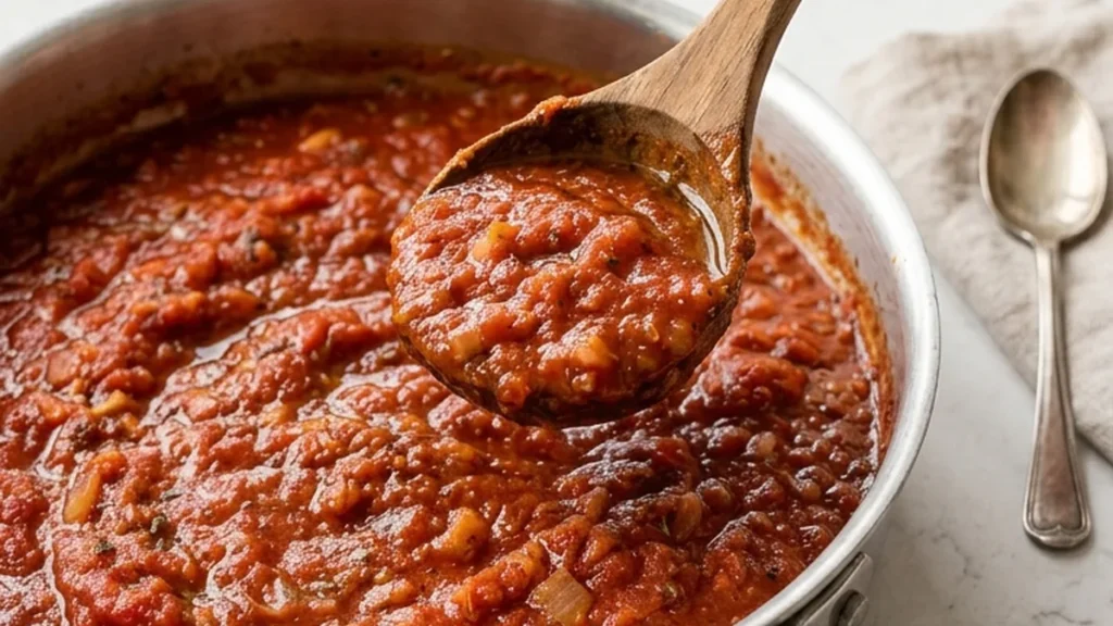 Spaghetti Sauce finished recipe