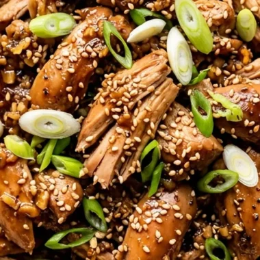 Teriyaki Chicken Crock Pot finished recipe