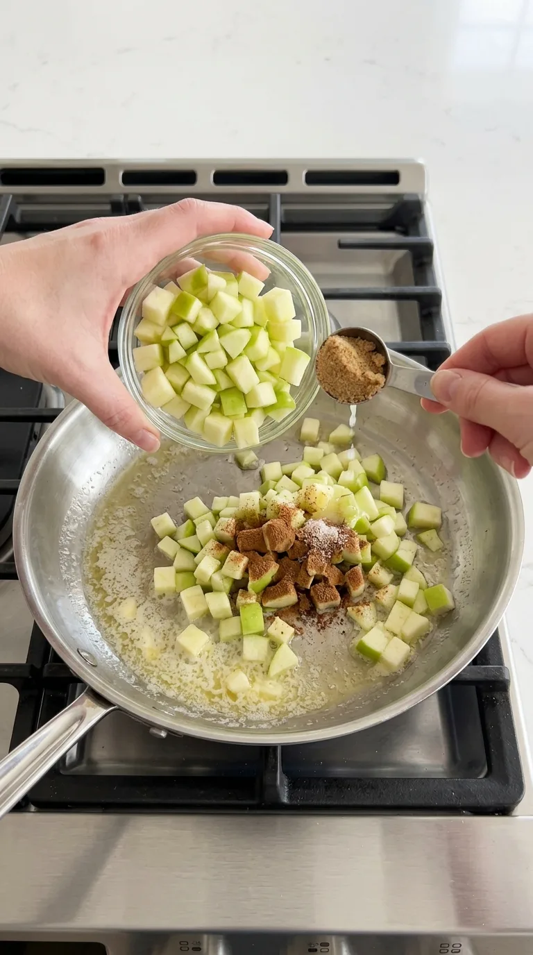 Apple Pie Egg Rolls step 2