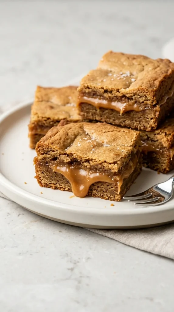 Caramel Cookie Bars full finished recipe