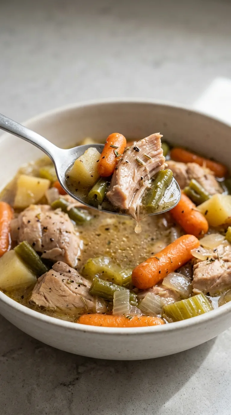 chicken in the crockpot final dish